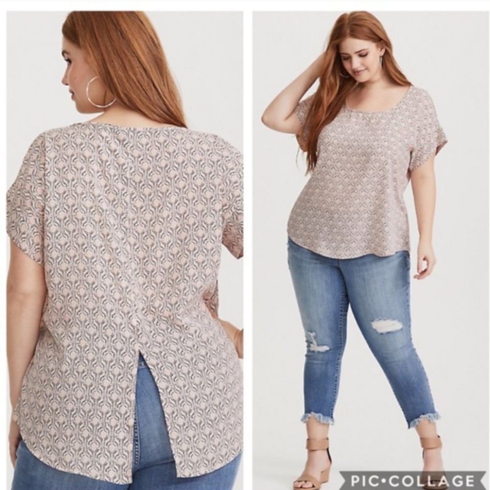 Torrid georgette blouse